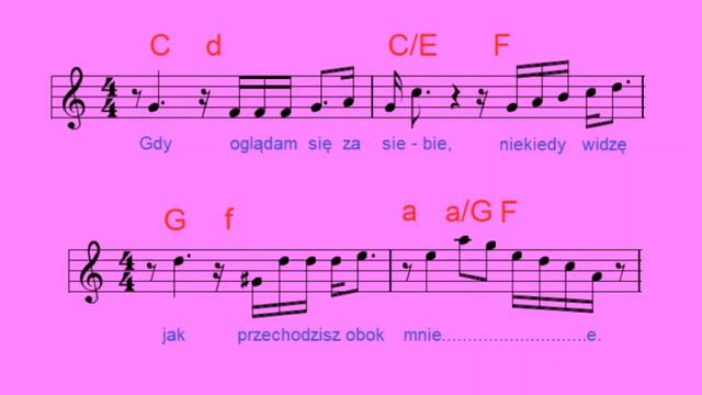 Sam niosę świat - Czerwone Gitary [nuty i akordy] смотреть онлайн