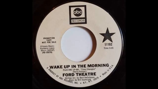 Ford Theater - Wake Up In The Morning 1969 ((Stereo)) смотреть онлайн