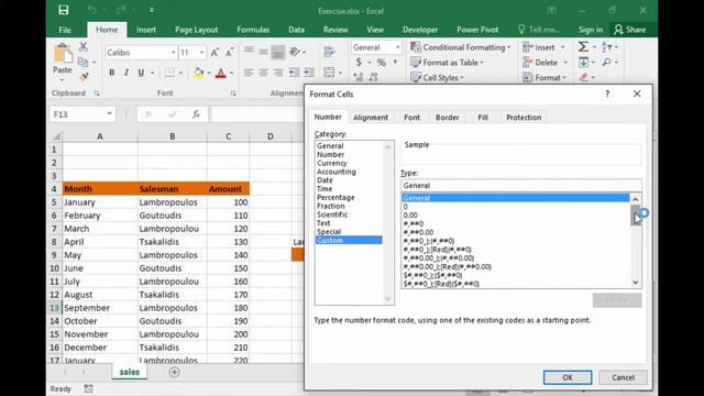 How to remove a custom number format in Excel смотреть онлайн