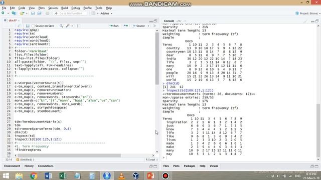 Text Analytics-19 Frequency and Association on TDM смотреть онлайн