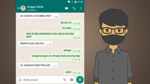VIDEO ASLI KUCING DI DALAM BLENDER, JANGAN DITONTON!! | Chat History Seram