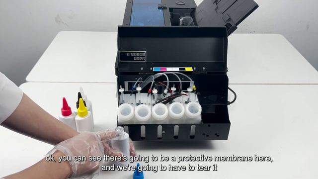 Step 1 Punehod A3 Dtf Printer: Start the machine to check its performance смотреть онлайн