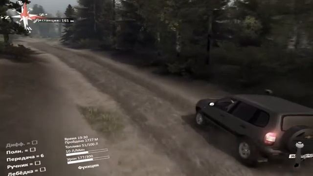 Проходим карту побережье в игре SPINTIRES на ниве шевроле.ЧАСТЬ 2 смотреть онлайн