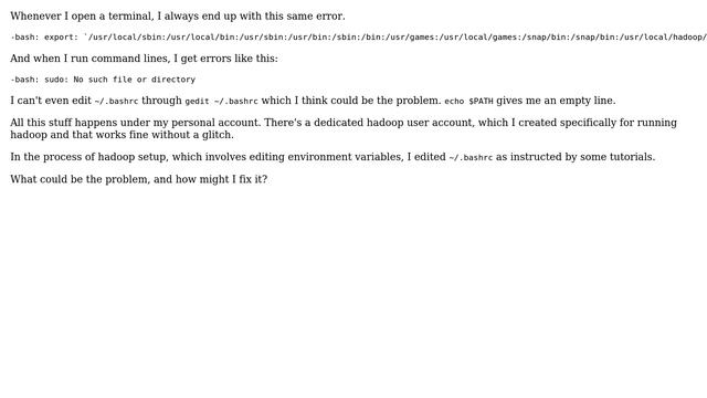 Ubuntu: -bash: export: not a valid identifier смотреть онлайн