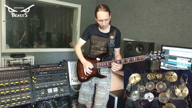 54 - Marble Angel - "Притворство" - (сессионная запись барабанов и соло гитары - 24-05-2019) смотреть онлайн