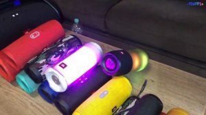 All JBL Speakers connected! JBL Booombox, JBL Pulse 4, JBL Flip 5, JBL Charge 4, JBL Xtreme 2 BASS