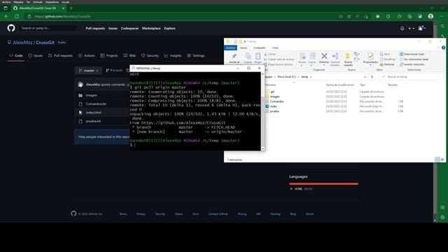 6. Descargar un Repo * Git Clone * Git Pull - Curso GIT смотреть онлайн