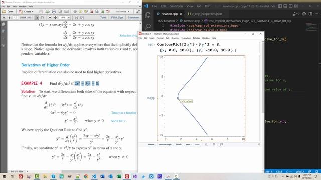 165- Implicitly Defined Functions - Derivatives of Higher Order 1 - "Extended Newton Method" смотреть онлайн