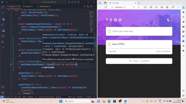 Todo List App using React | Part - V | Frontend Mentor Challenge #react #javascript #code #coding смотреть онлайн