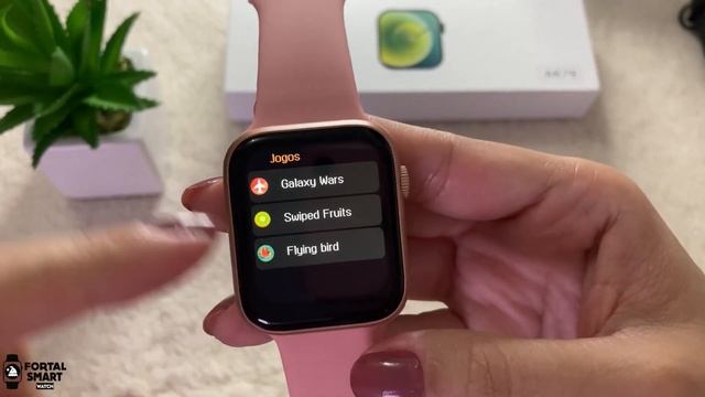 LANÇAMENTO AK76 SMARTWATCH REVIEW - COLOCA FOTO E TEM JOGOS смотреть онлайн