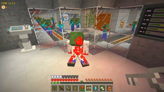 ОНИ СПАСАЮТСЯ КАК МОГУТ! [ЧАСТЬ 20] Зомби апокалипсис в minecraft! - (Майнкрафт про зомби) смотреть онлайн