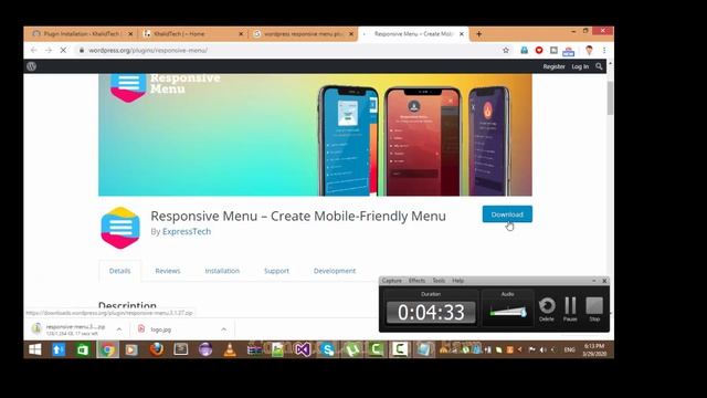How to add WordPress Mobile Menu using Free Plugin [In Urdu] | WordPress | Part 14 смотреть онлайн