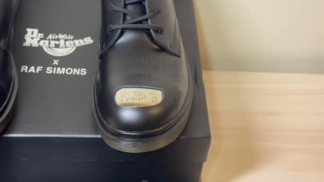 Raf Simons Dr. Martens Leather Derby Shoes