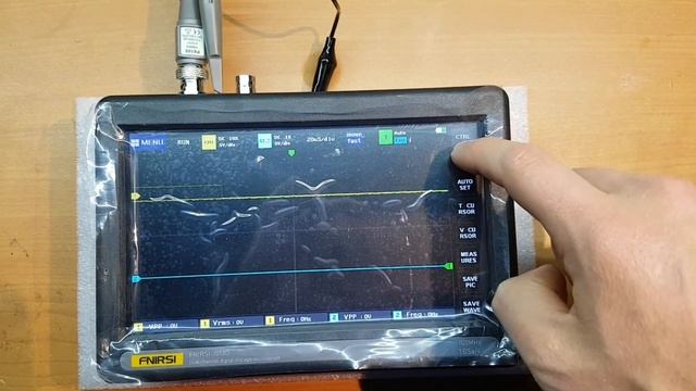 ADS1013D 2CH Oscilloscope touchscreen fault смотреть онлайн