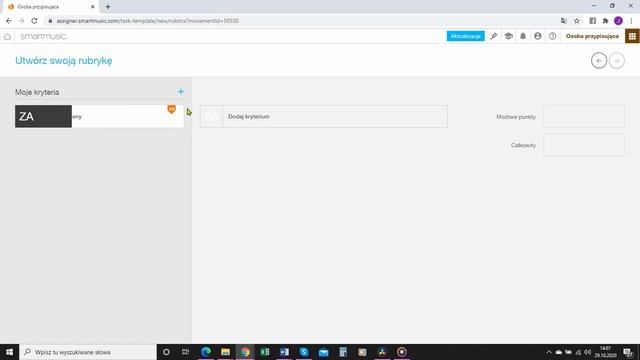 Rozpoczęcie pracy z darmowym kontem nauczyciela w SmartMusic, cz. 5 - Tworzenie i edycja kryteriów. смотреть онлайн