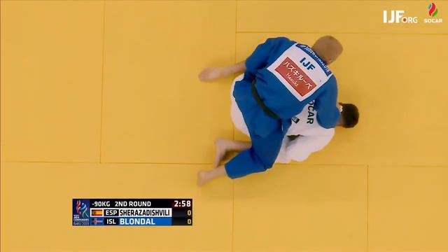 judo championships 2018 90 Kgs N Sherazadishvili смотреть онлайн
