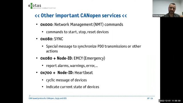 CAN Higher Layer Protocols - J1939, CANopen, and UDS смотреть онлайн