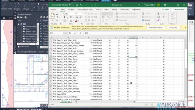 CsvLayers - modify AutoCAD layer properties in Excel смотреть онлайн