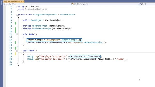 C# GetComponent in Unity! - Beginner Scripting Tutorial смотреть онлайн