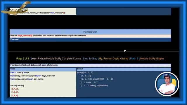 Learn SciPy Complete Course |Step By Step| Graphs | Ponnuri Gopie Krishna | Part-5 смотреть онлайн