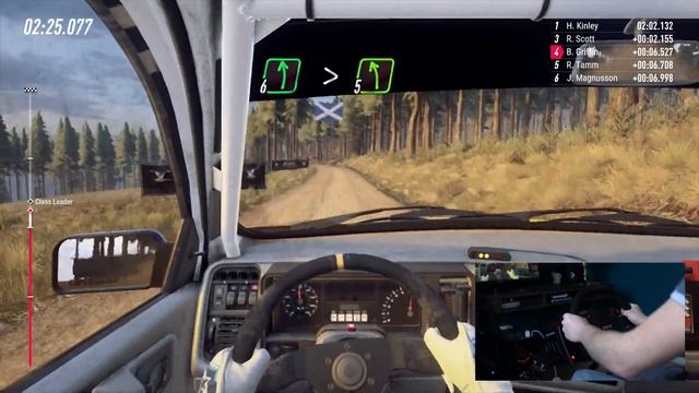 Failing HARD in DiRT Rally 2.0 Colin McRae Flat Out pack | Thrustmaster steering wheel on Xbox One смотреть онлайн