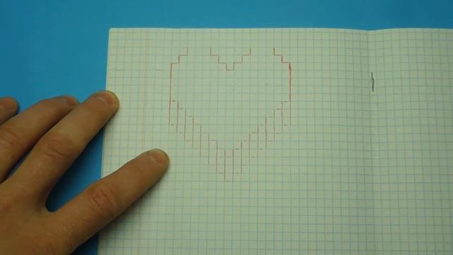 Как нарисовать пиксельное сердце для шаблона смотреть онлайн