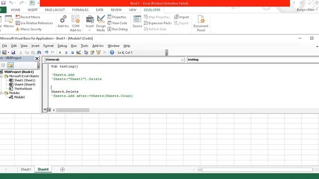 Excel VBA (Visual Basic for Applications) : Working with Workbook and Sheet in VBA смотреть онлайн