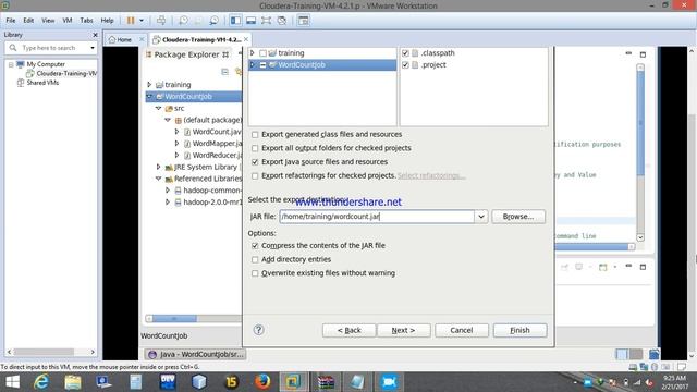 How to run map reduce word count program in cloudera смотреть онлайн