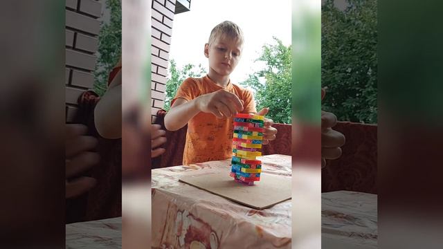 Дженга #UNO БашняUNO 😃 смотреть онлайн