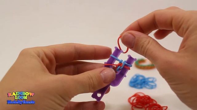 Браслет из резинок Rainbow Loom Двойная цепочка смотреть онлайн