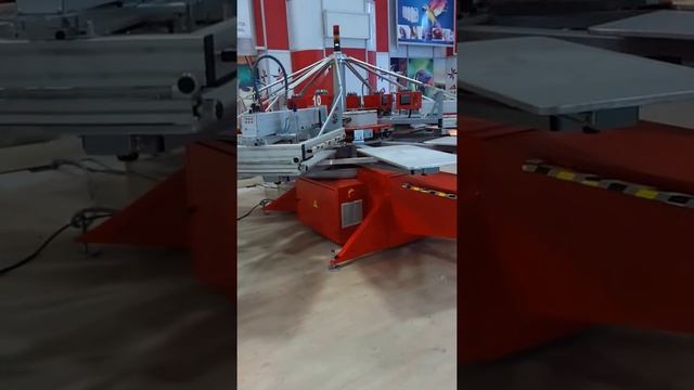 INKUIN (Карусель ANDOJET на выставке). Трафаретная печать (Шелкография) на ткани смотреть онлайн