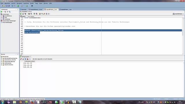 SQL Datum berechnen Tage/Wochen und round-Funktion - SQL Tutorial #DEUTSCH/GERMAN смотреть онлайн
