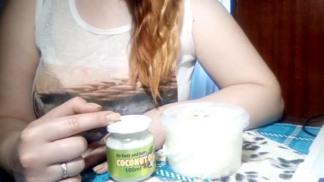 Coconut Oil Conditioner.Кокосовое масло вместо кондиционера для волос