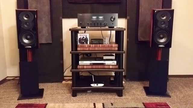 Yamaha AS-1100 /Aune X8 majic dac Demo with Polk Audio 703s ?demo at 3:20 смотреть онлайн