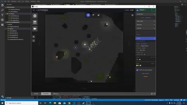 Screeps Tutorial - Part 9 - Larger Creep Spawning - Dynamic Body Types смотреть онлайн