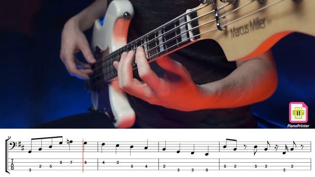 Наутилус Помпилиус - Дыхание Bass Cover | Табы & Ноты смотреть онлайн