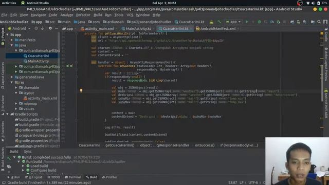 Latihan 2 : Job Scheduler & Json смотреть онлайн