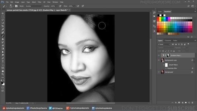 How to Whiten or Lighten Skin in Photoshop - Change Face Color From Dark to White Tutorial смотреть онлайн