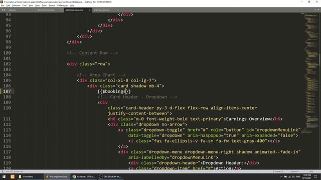 Laravel Full Course - Hotel Management System #20|Show laravel data in ChartJs|Line Chart in ChartJ смотреть онлайн