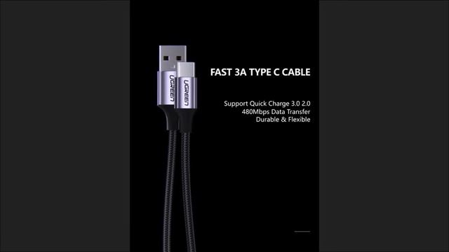 Кабель Ugreen USB Type C для Samsung S10 S9 3A, кабель для быстрой зарядки и передачи данных... смотреть онлайн
