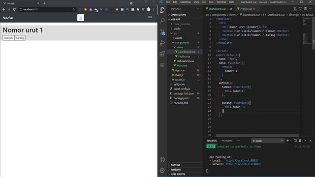 The Vue Tutorial - Course Vue 2 Events #7 смотреть онлайн