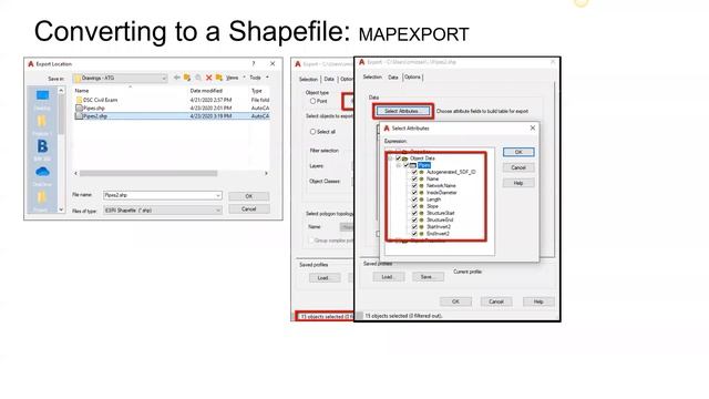 Civil 3D Pipe Networks to ESRI Shapefiles смотреть онлайн