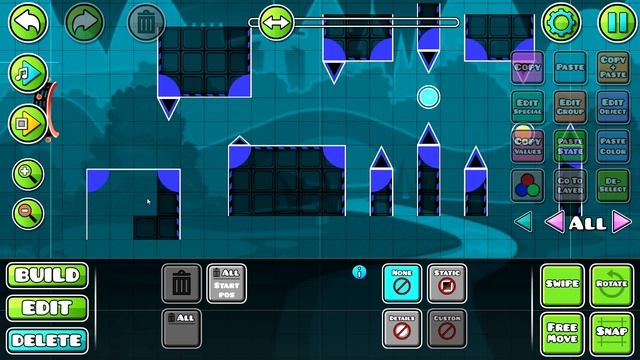 Строю свой уровень в geometry dash ЧАСТЬ 1 [39] смотреть онлайн