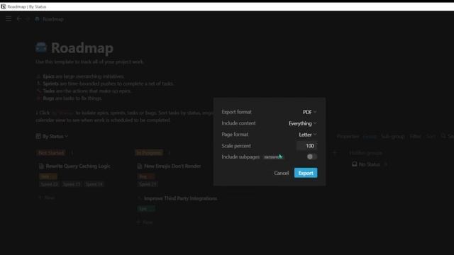 Notion Series | Exporting document in notion ( PDF, HTML,CSV) смотреть онлайн
