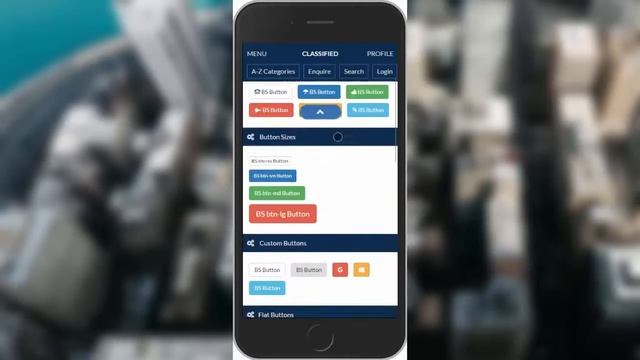 Classified mobile and tablet responsive bootstrap template смотреть онлайн