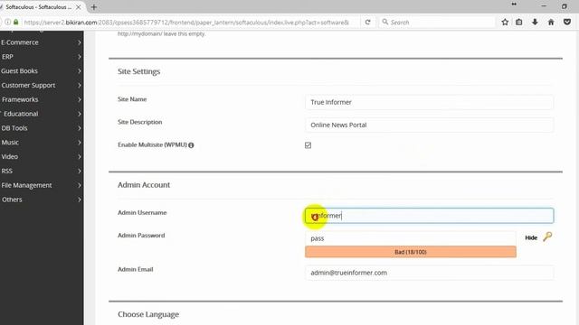 cPanel Basic-WordPress 4.7.2 Install by Softaculous✔️ смотреть онлайн