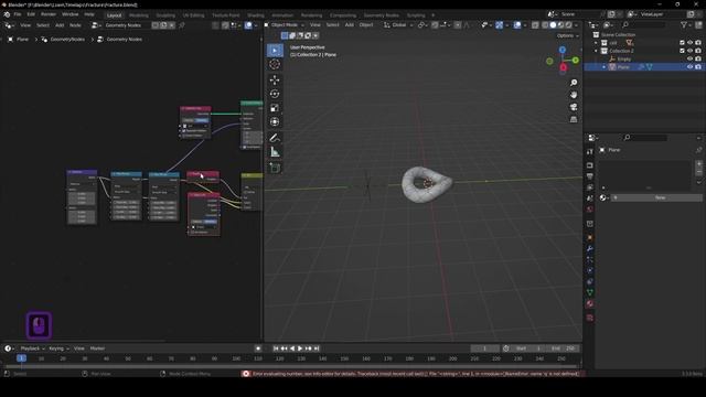 Fracture Animation in Blender 3.3 | Geometry Nodes | Blender Tutorial смотреть онлайн