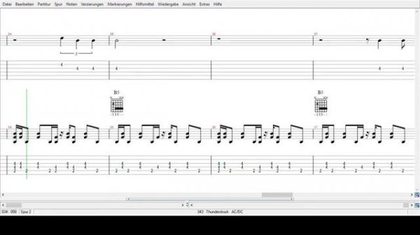 Thunderstruck   -  AC DC    - Tabs