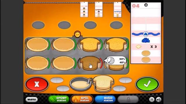 5-й день в Papa's Pancakeria. Обновляем интерьер. Идем в магазин. смотреть онлайн