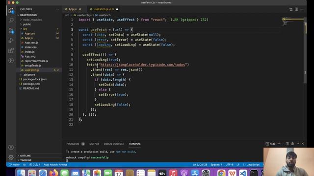 How to write custom hooks in React JS ? смотреть онлайн